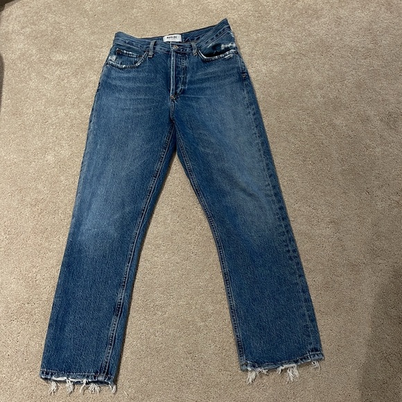 Agolde Riley jeans size 25 - Picture 2 of 5